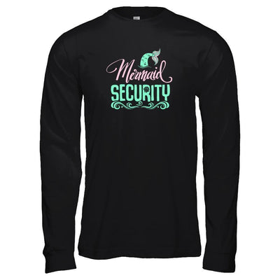Mermaid Security-T-Shirt & Tank Top-Long Sleeve T-Shirt-Black