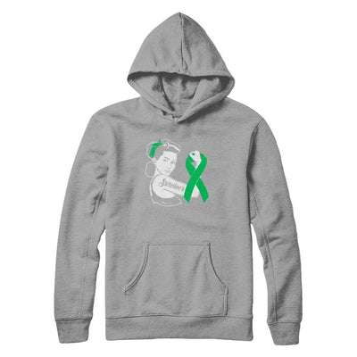 We Can Cure It Liver Cancer Green Awareness Survivor-T-Shirt & Hoodie-Pullover Hoodie-Light Steel