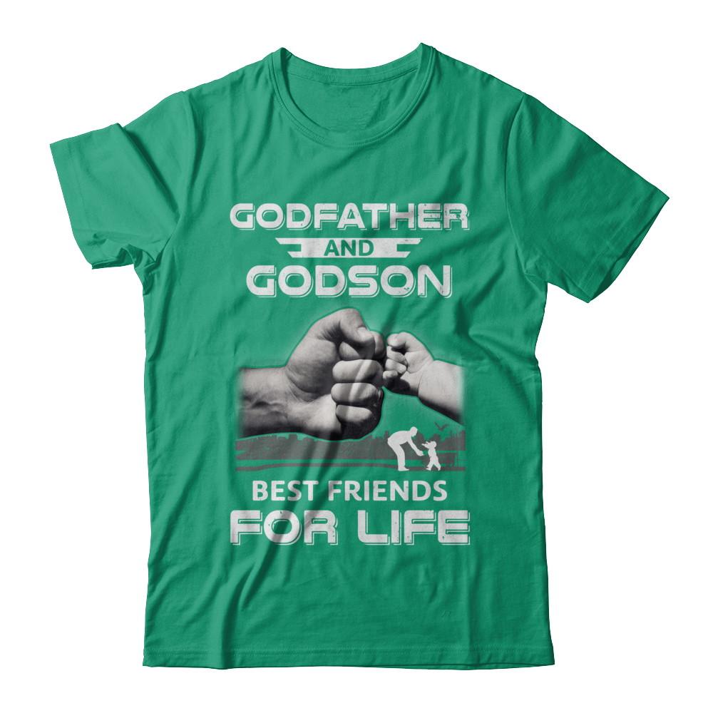 God-Father God-Son Best Friends For Life Fathers Day-T-Shirt & Hoodie-Classic T-Shirt-Kelly Green