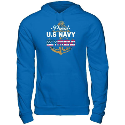 Proud US Navy Boyfriend-T-Shirt & Hoodie-Pullover Hoodie-Royal