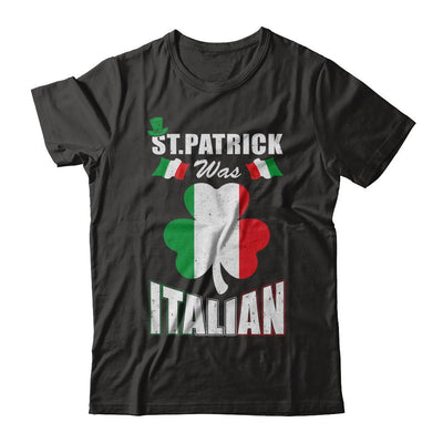 Vintage St Patrick Was Italian-T-Shirt & Hoodie-Premium T-Shirt-Black
