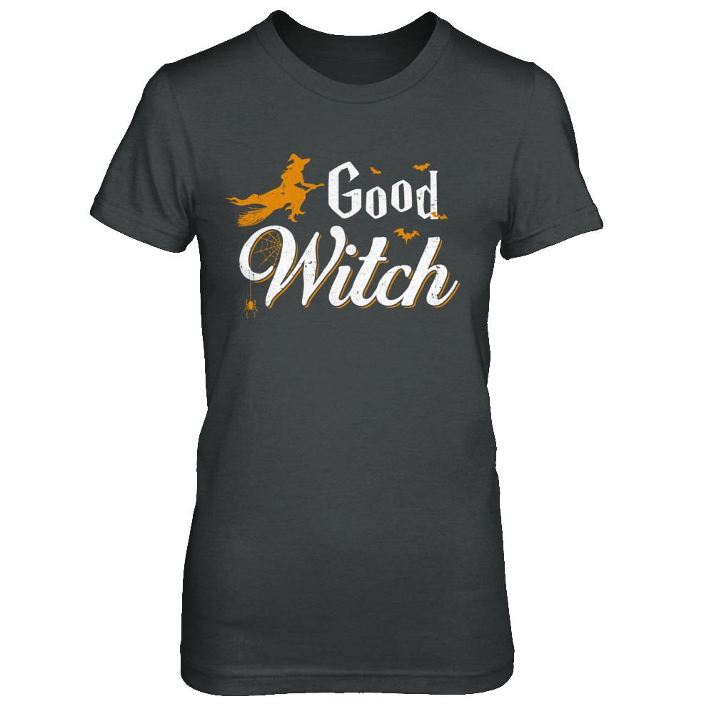 Good Witch Halloween-T-Shirt & Hoodie-Women's T-Shirt-Dark Heather