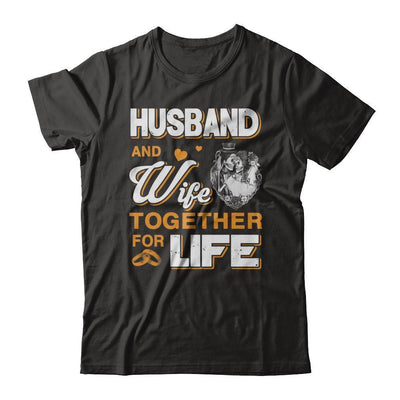 Husband And Wife Together For Life-T-Shirt & Hoodie-Premium T-Shirt-Black