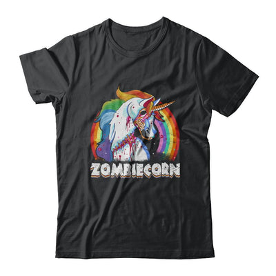 Zombiecorn Zombie Unicorn Halloween For Women-T-Shirt & Hoodie-Classic T-Shirt-Black
