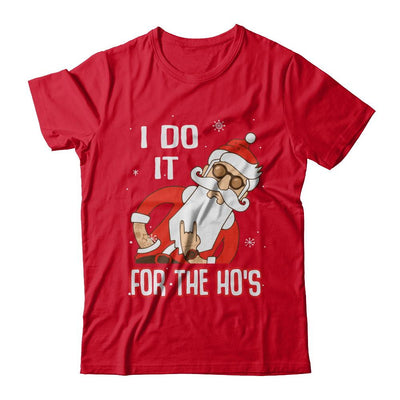 I Do It For The Ho's Funny Santa Christmas-T-Shirt & Sweatshirt-Premium T-Shirt-Red