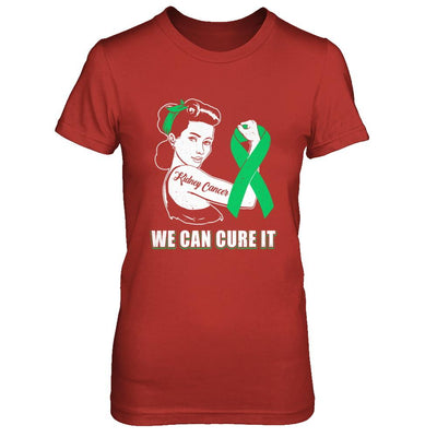 Kidney Cancer Awareness Survivor We Can Cure It-T-Shirt & Hoodie-Women's T-Shirt-Red