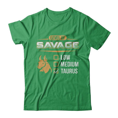 Level Of Savage Taurus-T-Shirt & Hoodie-Premium T-Shirt-Kelly Green