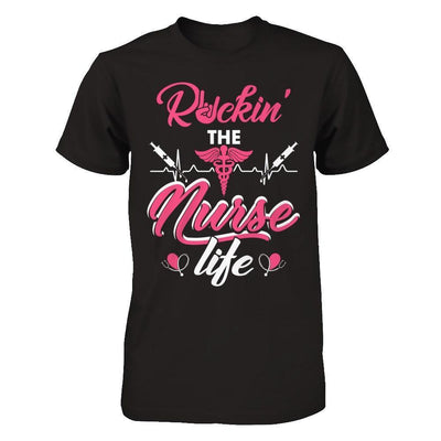Rockin' The Nurse Life-T-Shirt & Hoodie-Premium T-Shirt-Black