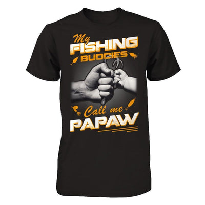 My Fishing Buddies Call Me Papaw-T-Shirt & Hoodie-Classic T-Shirt-Black