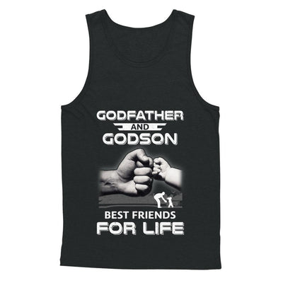 God-Father God-Son Best Friends For Life Fathers Day-T-Shirt & Hoodie-Unisex Tank-Black