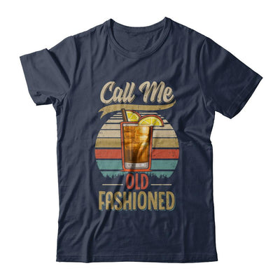 Sunset Vintage Lemon Juice Call Me Old Fashioned-T-Shirt & Hoodie-Classic T-Shirt-Navy