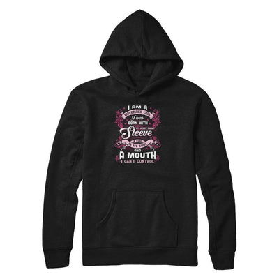 I Am A November Girl I Was Born With My Heart On My Sleeve-T-Shirt & Tank Top-Pullover Hoodie-Black