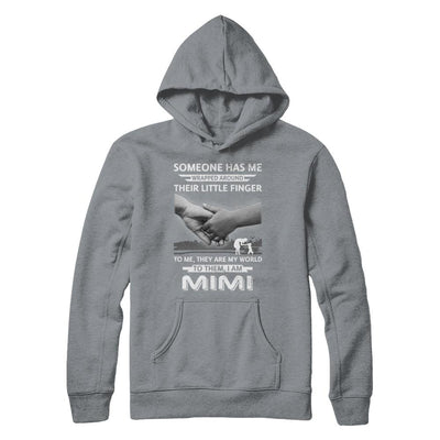 Someone Has Me Wrapped Around Their Little Finger MIMI-T-Shirt & Hoodie-Pullover Hoodie-Light Steel