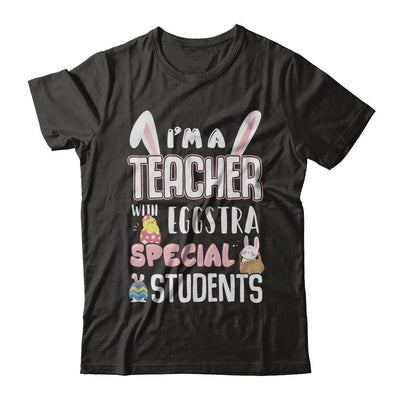 I'm A Teacher With Eggs Special Students Easter-T-Shirt & Hoodie-Premium T-Shirt-Black