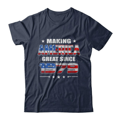 Making America Great Since 1979 42th Birthday-T-Shirt & Hoodie-Classic T-Shirt-Navy