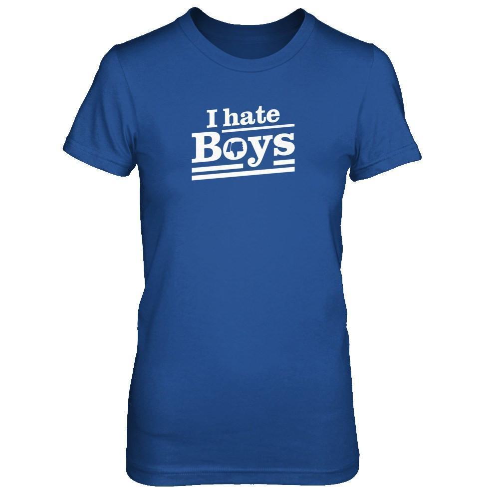 I Hate Boys-T-Shirt & Tank Top-Women's T-Shirt-Royal