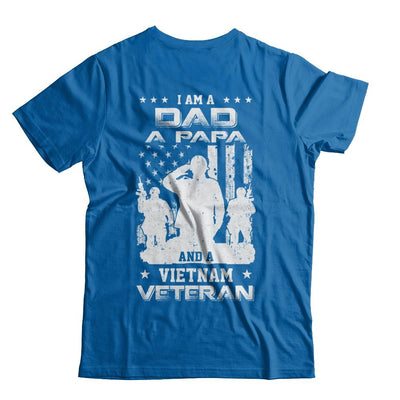 I'm A Dad A Papa And A Vietnam Veteran-T-Shirt & Hoodie-Classic T-Shirt-Royal