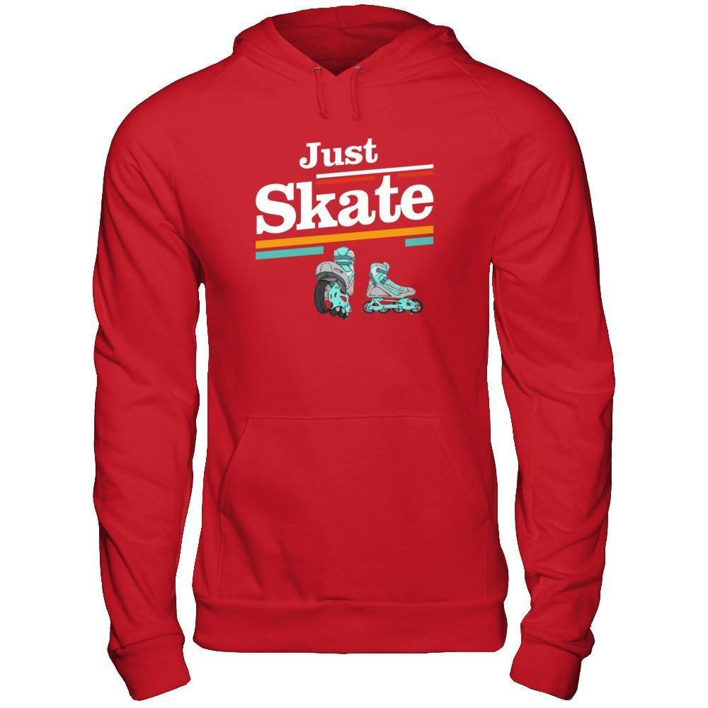 Just Roller Skate-T-Shirt & Hoodie-Pullover Hoodie-Red