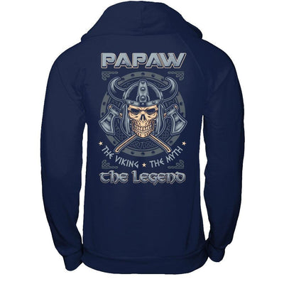 PaPaw The Viking The Myth The Legend-T-Shirt & Hoodie-Pullover Hoodie-Navy