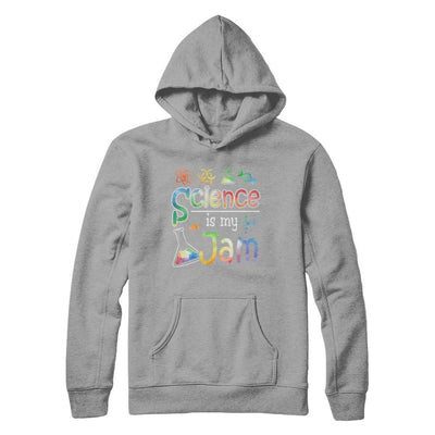 Science Is My Jam Science Teacher Gifts-T-Shirt & Hoodie-Pullover Hoodie-Light Steel