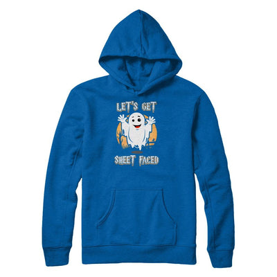 Halloween Let's Get Sheet Faced-T-Shirt & Tank Top-Pullover Hoodie-Royal