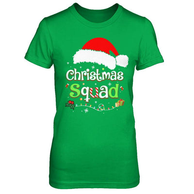 Santa Family Matching Pajamas Christmas Squad-T-Shirt & Sweatshirt-Women's T-Shirt-Irish Green