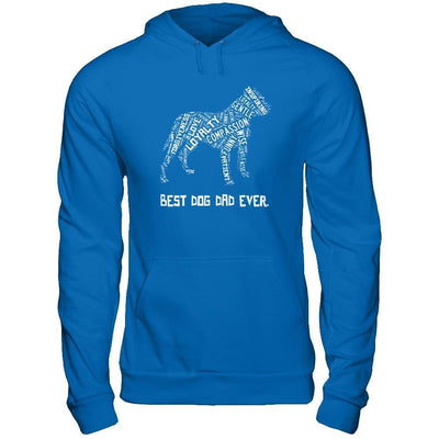 Best Dog Dad Ever Pitbull Lovers-T-Shirt & Hoodie-Pullover Hoodie-Royal
