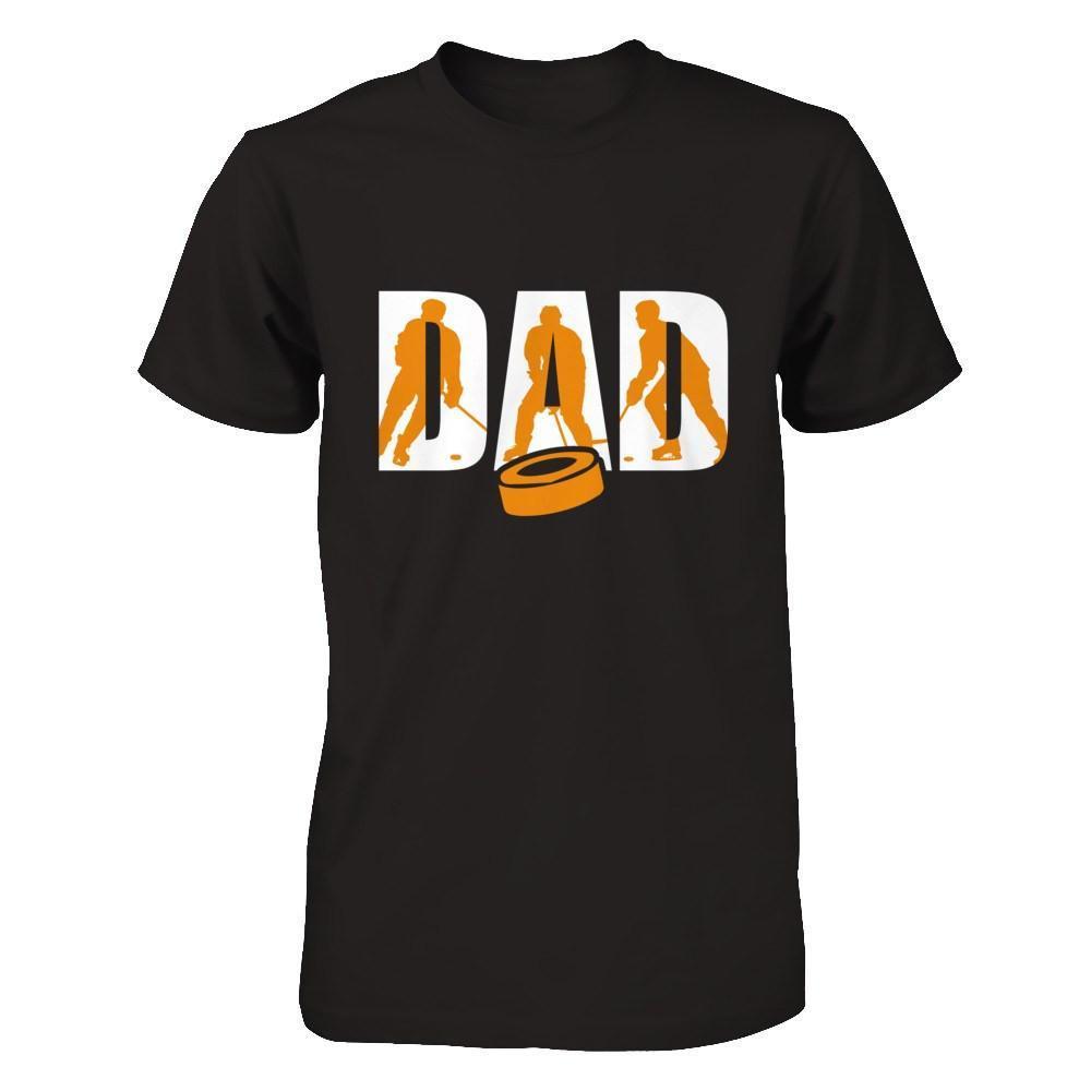 Hockey Dad Father's Day-T-Shirt & Hoodie-Classic T-Shirt-Black