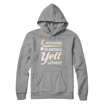 Lacrosse Grandmas Yell Loudest-T-Shirt & Hoodie-Pullover Hoodie-Sport Grey