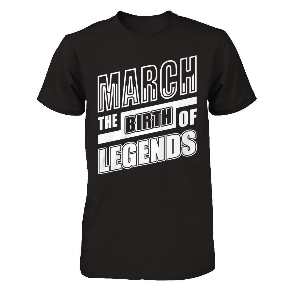 March The Birth Of Legends-T-Shirt & Hoodie-Classic T-Shirt-Black