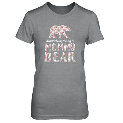 Mommy Bear Dinosaur Kinda Busy Being A Mommybear-T-Shirt & Tank Top-Women's T-Shirt-Sport Grey