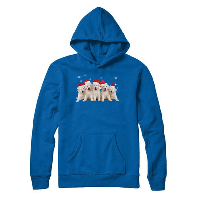 Funny Golden Retriever Puppies Christmas Dog Gift-T-Shirt & Hoodie-Pullover Hoodie-Royal