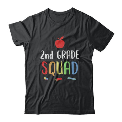 2nd Grade Squad Back To School Teacher Second Grade-T-Shirt & Hoodie-Classic T-Shirt-Black