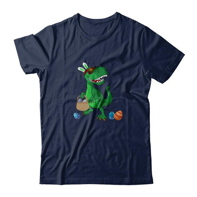 Funny Dabbing Cool Easter Bunny Dinosaur-T-Shirt & Tank Top-Classic T-Shirt-Navy