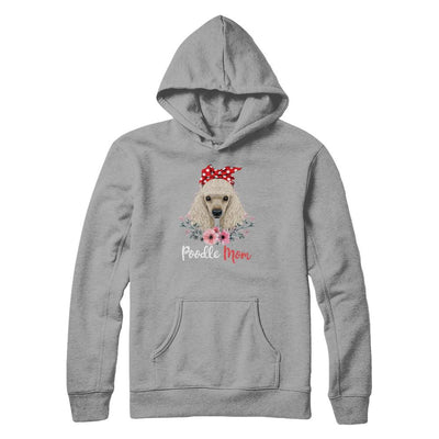 Poodle Mom Gift For Women Dog Lover-T-Shirt & Hoodie-Pullover Hoodie-Light Steel