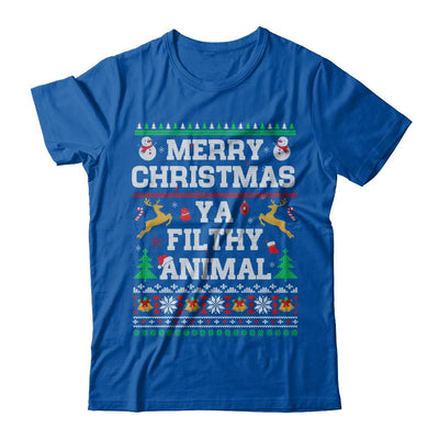 Merry Christmas Filthy Animal Ugly Sweater-T-Shirt & Sweatshirt-Premium T-Shirt-Royal