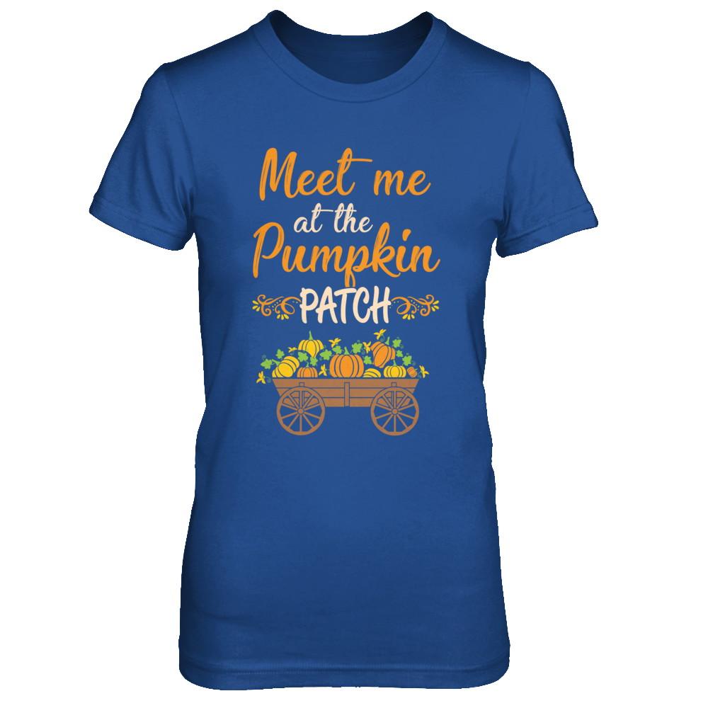Meet Me At The Pumpkin Patch Halloween Costume-T-Shirt & Hoodie-Women's T-Shirt-Royal