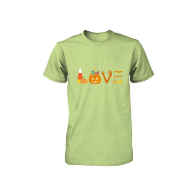 I Love Candy Funny Candy Corn Halloween Gift Youth-Youth Shirt-Toddler T-Shirt-Key Lime