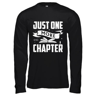 Just One More Chapter Bookworms Book Reading-T-Shirt & Hoodie-Long Sleeve T-Shirt-Black
