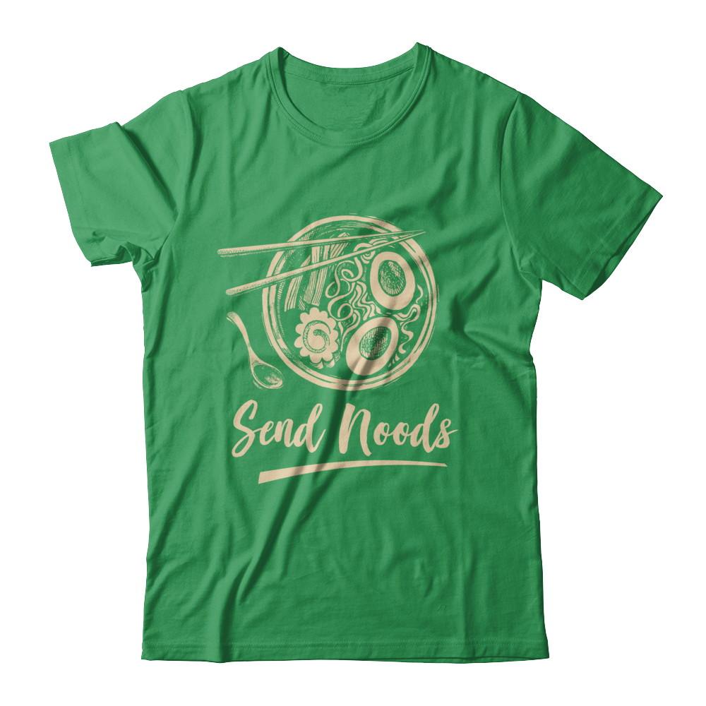 Send Noods Ramen Noodles-T-Shirt & Hoodie-Premium T-Shirt-Kelly Green