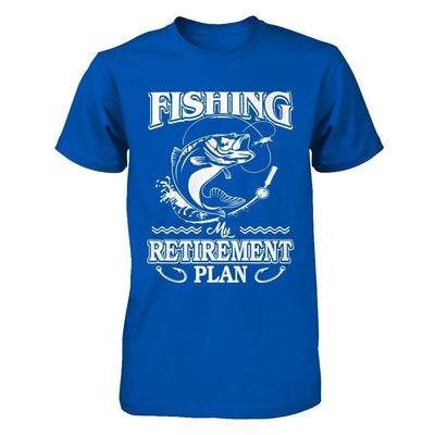 Fishing My Retirement Plan-T-Shirt & Hoodie-Premium T-Shirt-Royal
