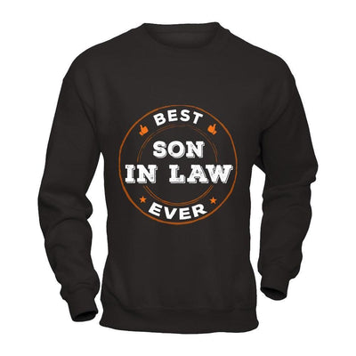 Best Son In Law Ever-T-Shirt & Hoodie-Crewneck Sweatshirt-Black