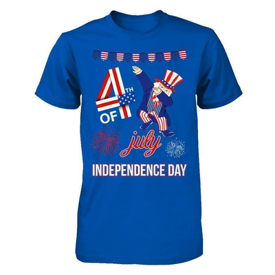 Funny Dabbing Uncle Independence Day 4Th Of July-T-Shirt & Hoodie-Premium T-Shirt-Royal