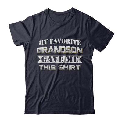 My Favorite Grandson Gave Me This-T-Shirt & Hoodie-Premium T-Shirt-Midnight Navy