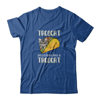 Tacocat Spelled Backwards Is Tacocat Tacos Cat-T-Shirt & Tank Top-Classic T-Shirt-Royal