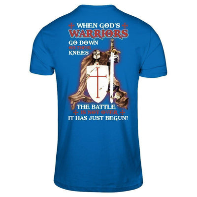 Knight Templar When God's Warriors Go Down On Their Knees-T-Shirt & Hoodie-Classic T-Shirt-Royal