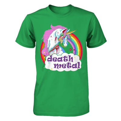 Zombie Unicorn Death Metal-T-Shirt & Hoodie-Premium T-Shirt-Kelly Green