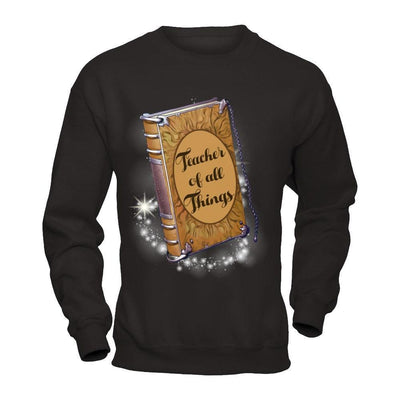 Teacher Of All Things Read Across Day-T-Shirt & Hoodie-Crewneck Sweatshirt-Black