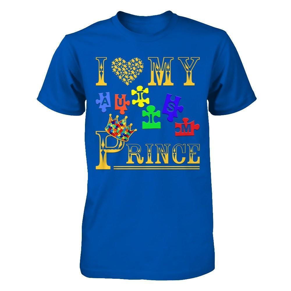 I Love My Autism Prince-T-Shirt & Hoodie-Premium T-Shirt-Royal