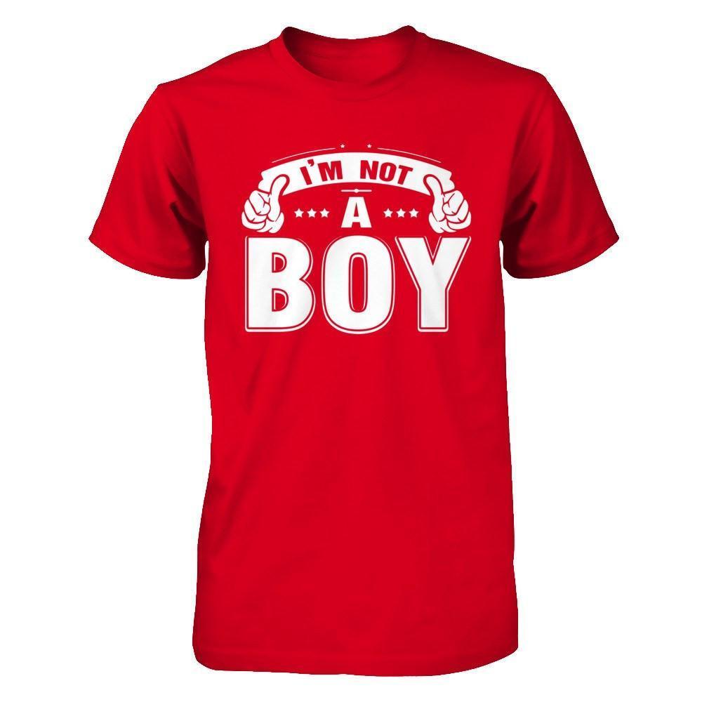 I'm Not A Boy-T-Shirt & Hoodie-Premium T-Shirt-Red